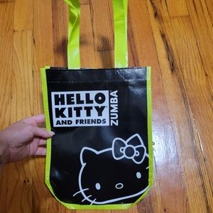 Zumba Fitness Hello Kitty Fitness Reusable Tote Lunch Bag